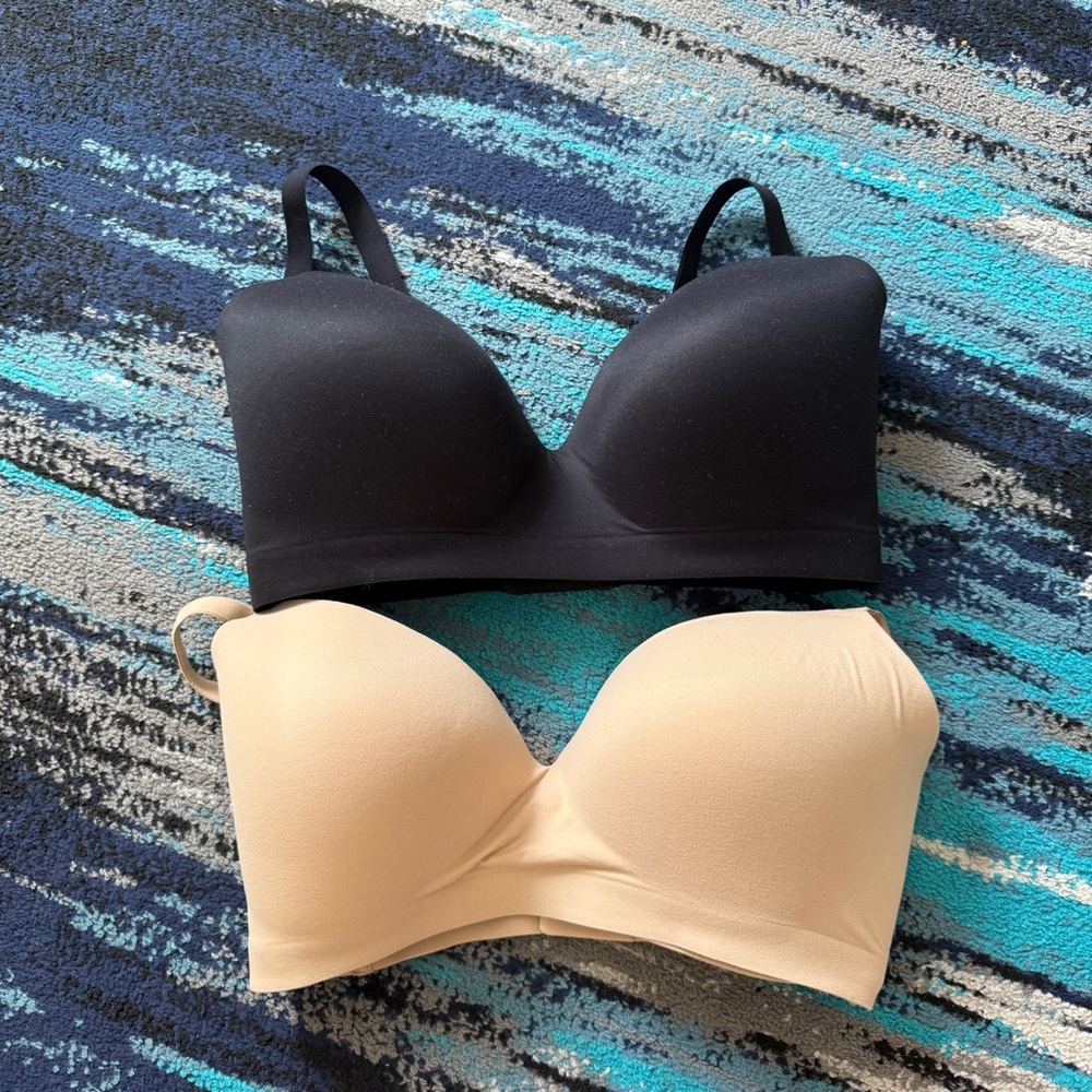 Soma Enbliss Black and Cream Bras Set